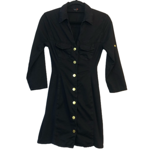 G by Guess Snap Front Shirt Dress/XSmall